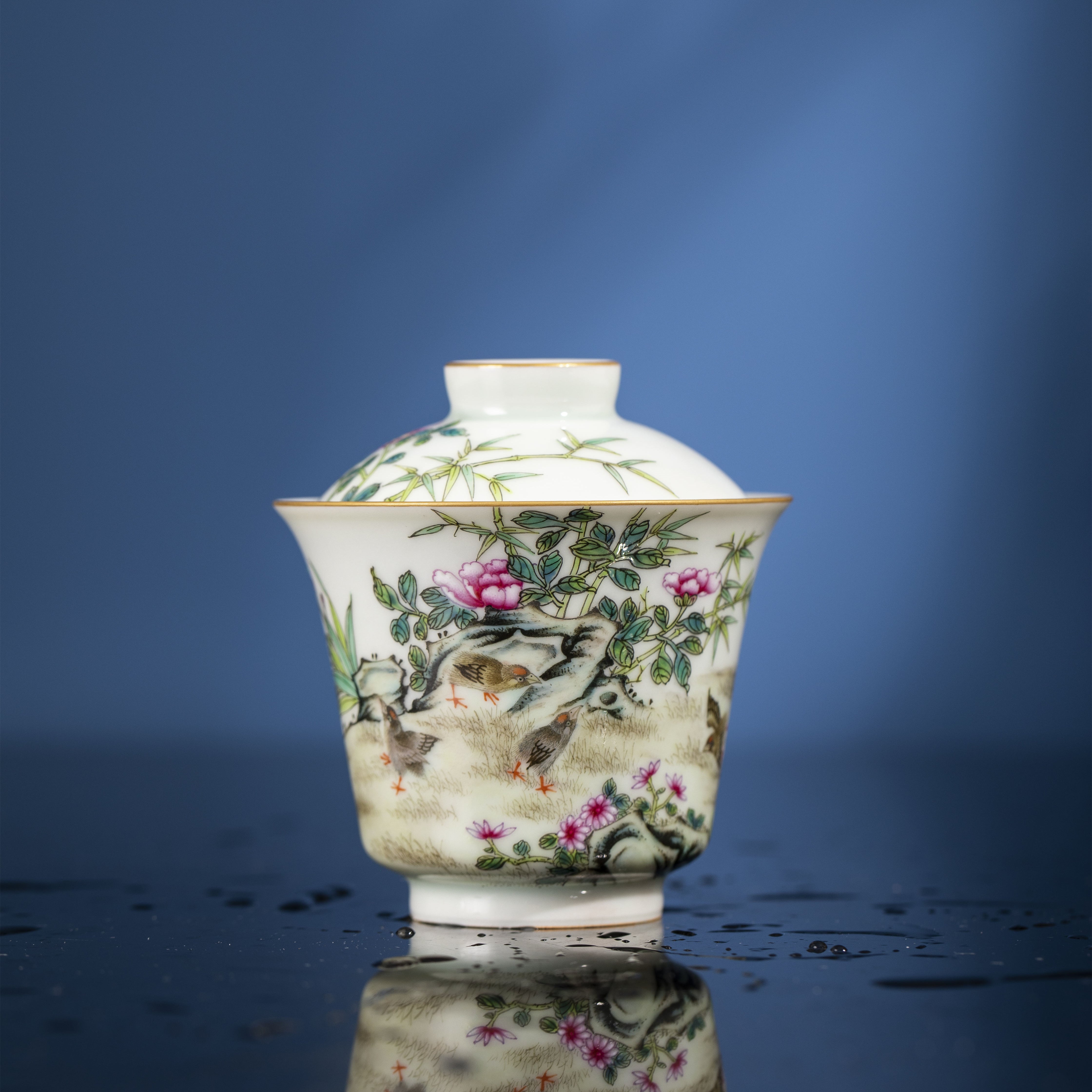 An Ju Le Ye - Jing De Zhen Porcelain Gaiwan zycschina