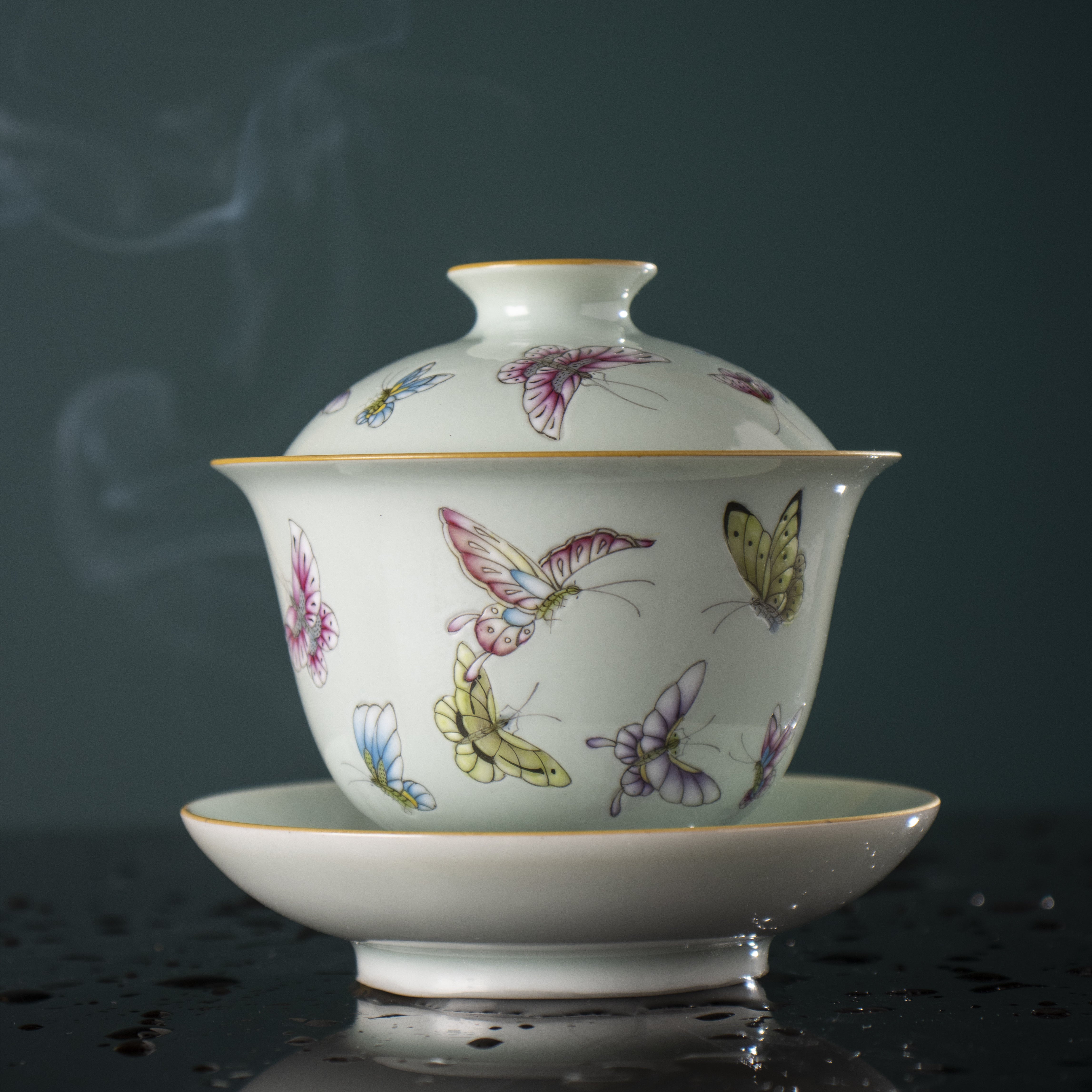 Bai Die - Jing De Zhen Porcelain Gaiwan zycschina