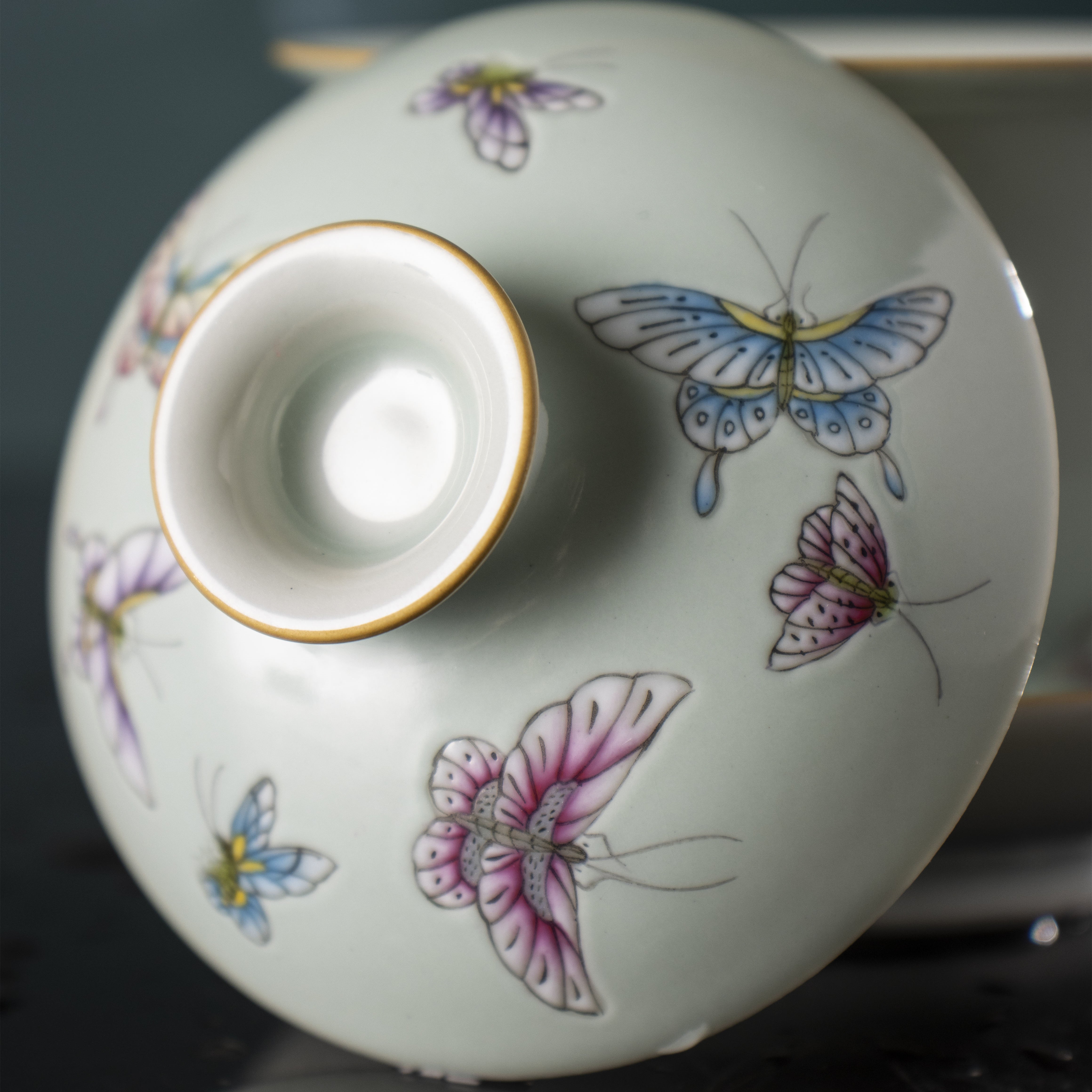 Bai Die - Jing De Zhen Porcelain Gaiwan zycschina