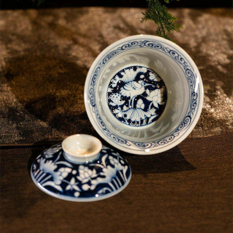 Yi Lu Lian Ke - Jing De Zhen Porcelain Gaiwan zycschina