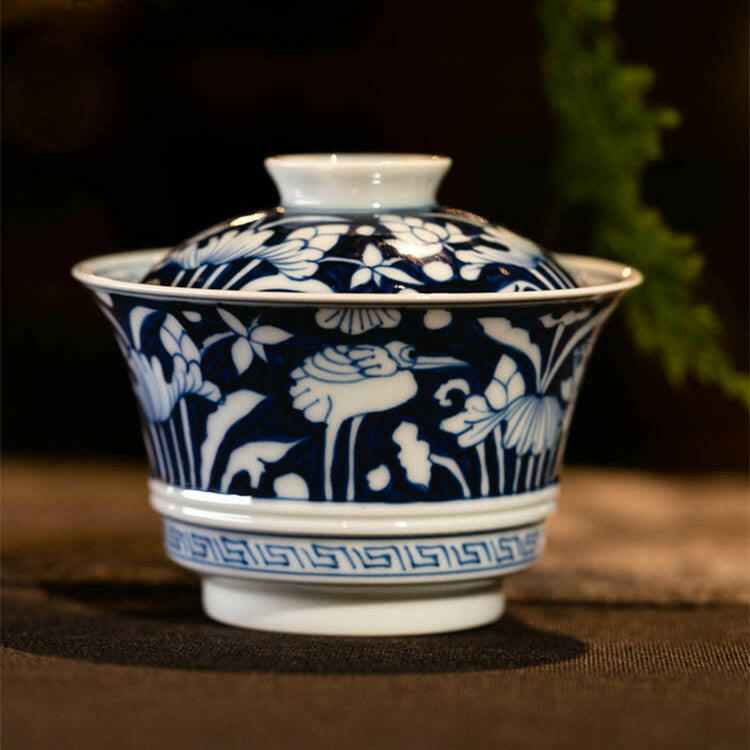 Yi Lu Lian Ke - Jing De Zhen Porcelain Gaiwan zycschina