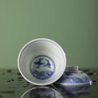 Hai Shui Rui Shou - Jing De Zhen Porcelain Gaiwan zycschina
