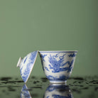 Hai Shui Rui Shou - Jing De Zhen Porcelain Gaiwan zycschina
