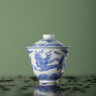 Hai Shui Rui Shou - Jing De Zhen Porcelain Gaiwan zycschina