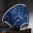 Lan Di Long Wen - Jing De Zhen Porcelain Gaiwan zycschina
