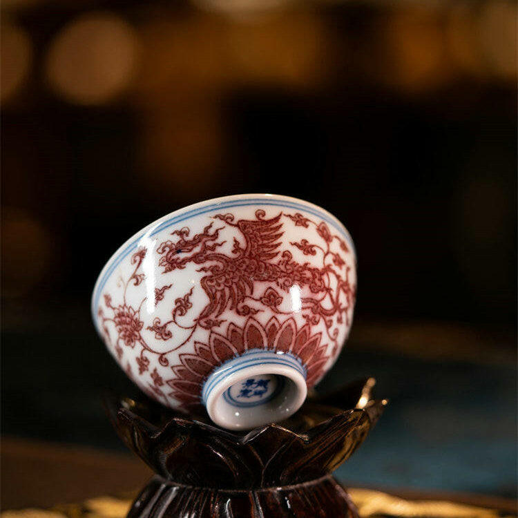 Hong Feng Huang - Porcelain Teacup zycschina