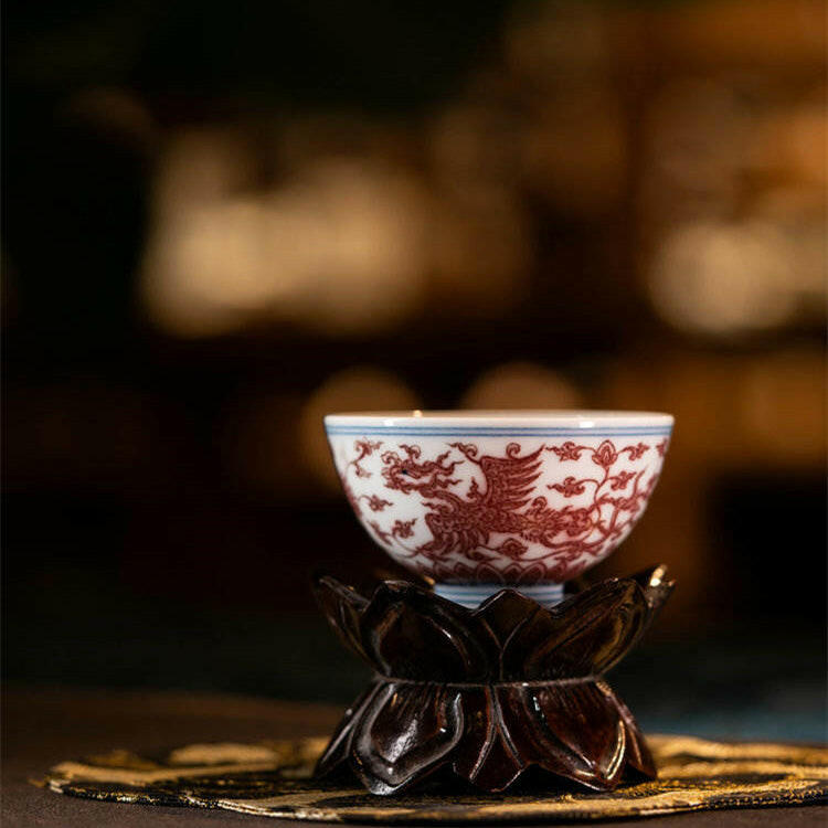 Hong Feng Huang - Porcelain Teacup zycschina