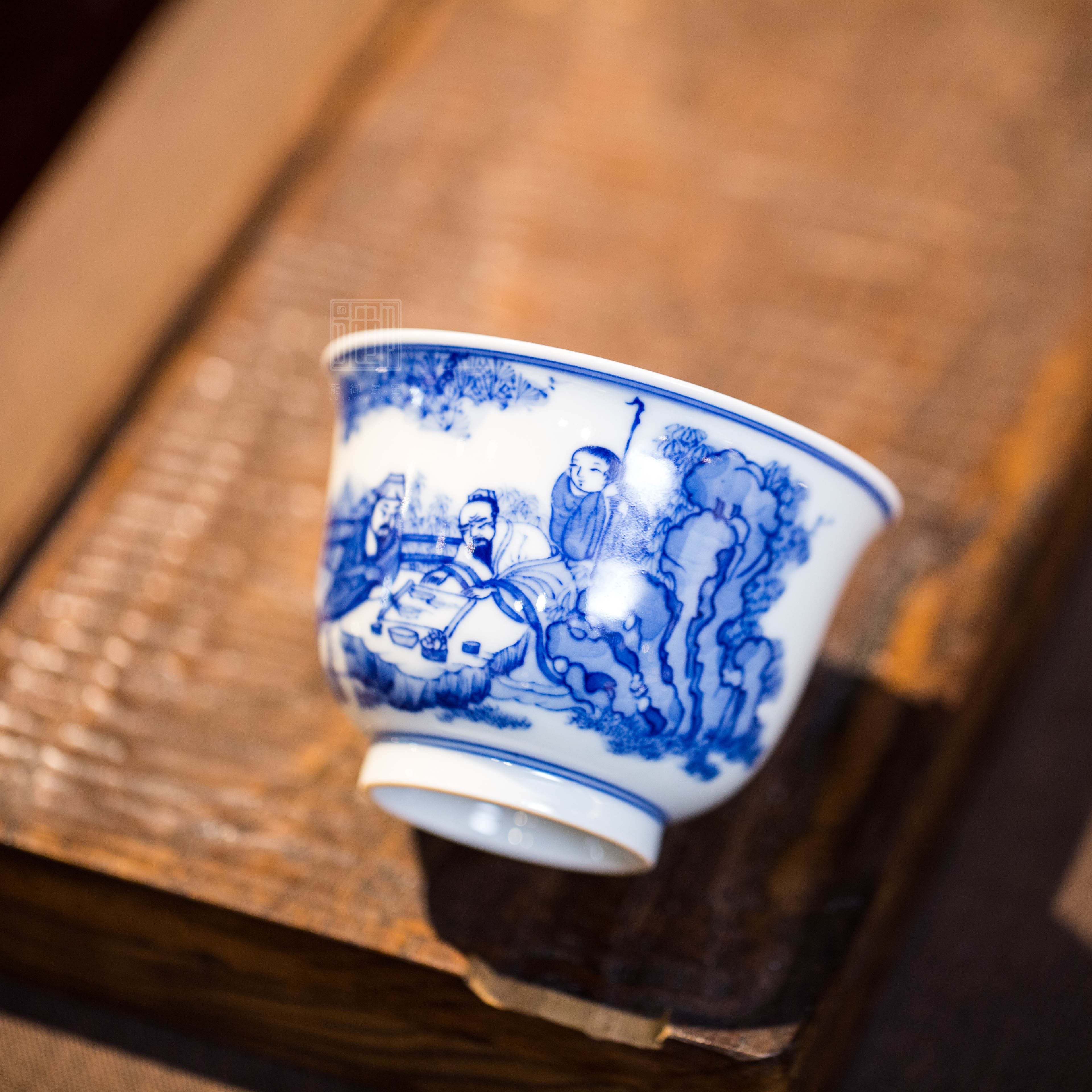 Dui Yi Tu - Jing De Zhen Porcelain Teacup zycschina