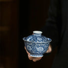 Bai Chan Zhi Hua Hui - Jing De Zhen Porcelain Gaiwan zycschina
