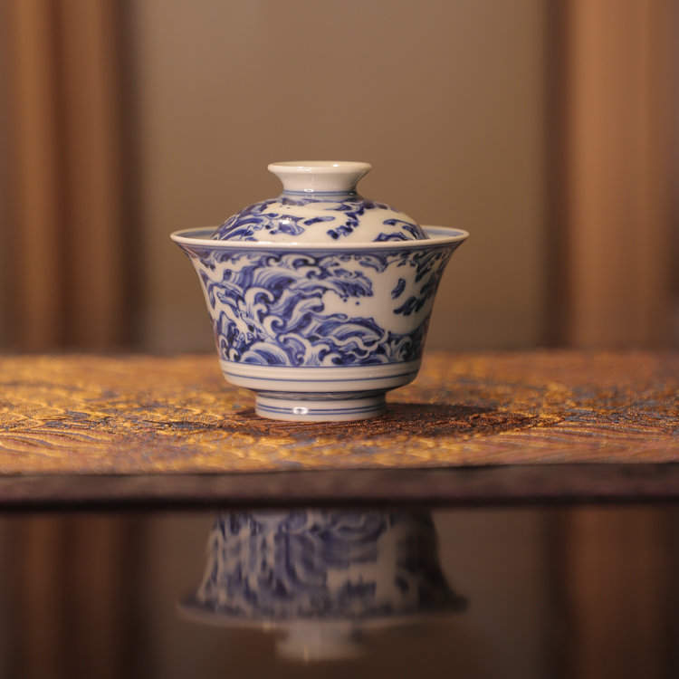 An Ke Long Wen - Jing De Zhen Porcelain Gaiwan zycschina