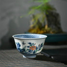 Mu Dan Hua Die - Jing De Zhen Porcelain Teacup zycschina