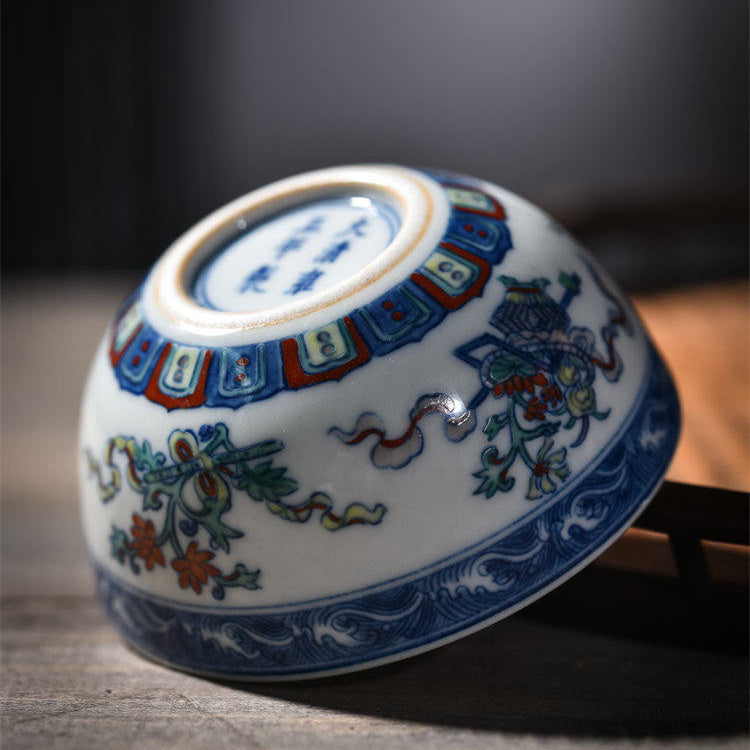 An Ba Xian - Jing De Zhen Porcelain Teacup zycschina
