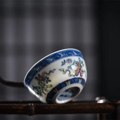 An Ba Xian - Jing De Zhen Porcelain Teacup zycschina