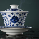 Chan Zhi Mu Dan - Jing De Zhen Porcelain Gaiwan zycschina