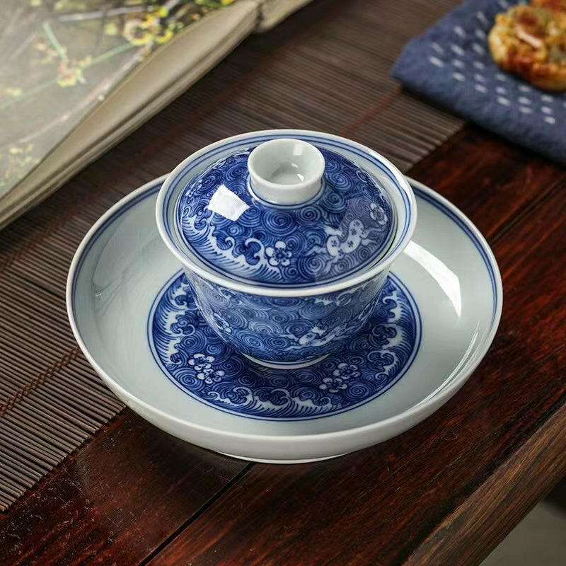 Lu Lu Lian Sheng - Jing De Zhen Porcelain Gaiwan zycschina