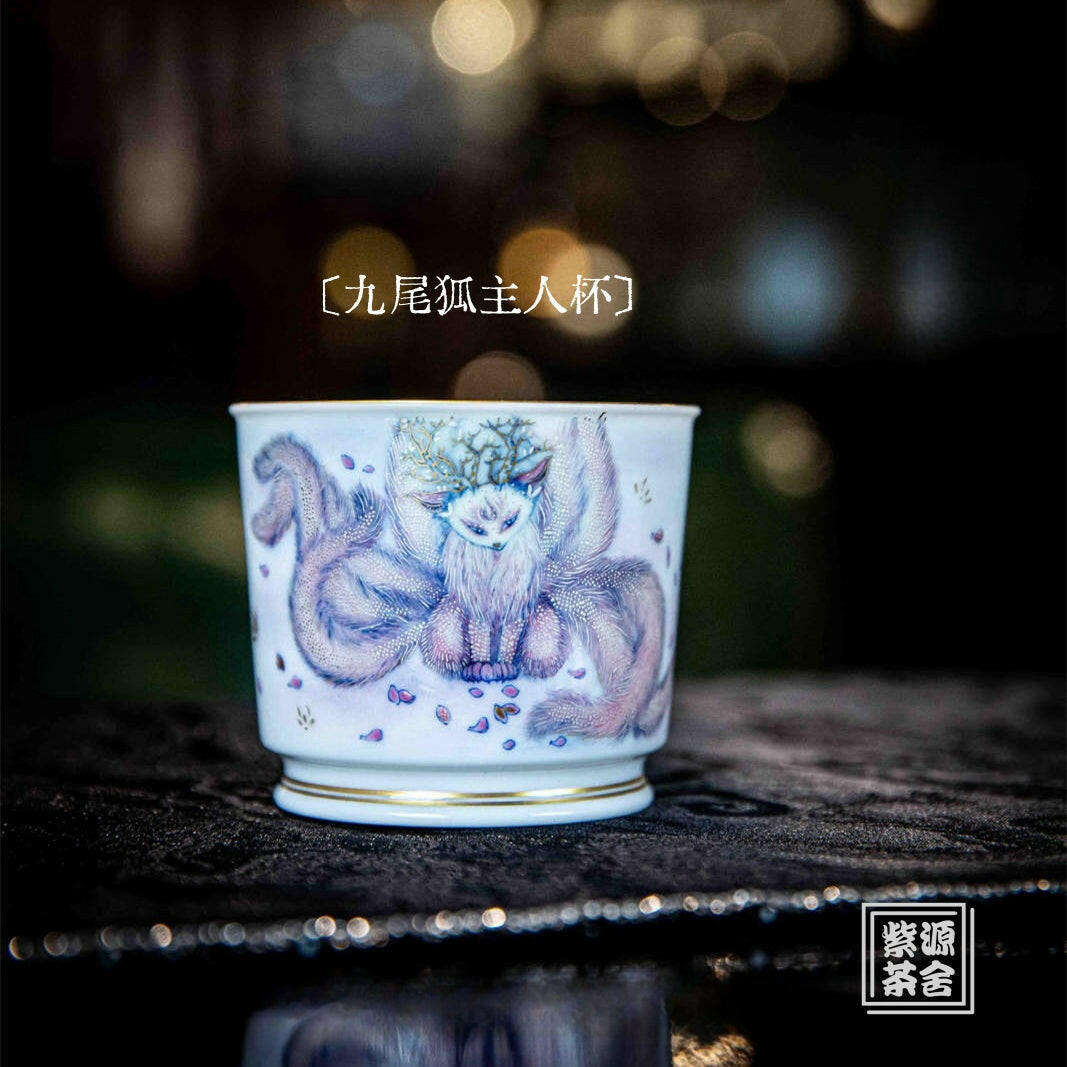 Jiu Wei Hu - Jing De Zhen Porcelain Gaiwan zycschina