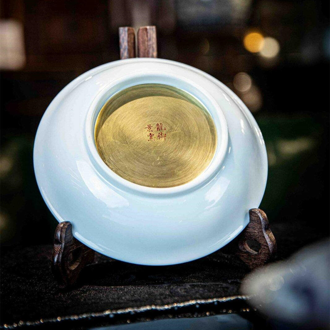 Jiu Wei Hu - Jing De Zhen Porcelain Gaiwan zycschina