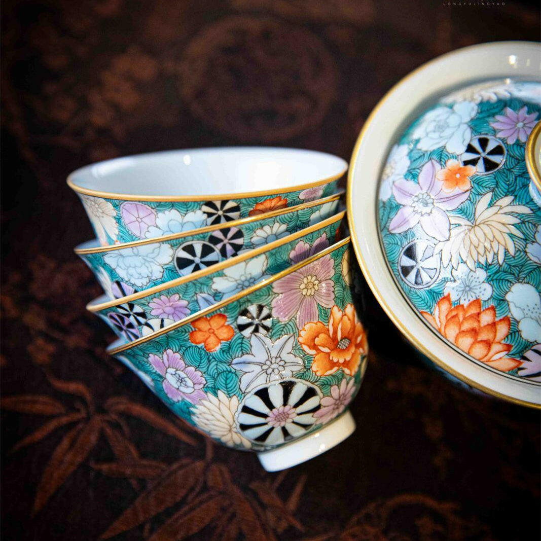 Wan Hua - Jing De Zhen Porcelain Gaiwan zycschina