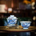 Kong Que - Jing De Zhen Porcelain Gaiwan zycschina
