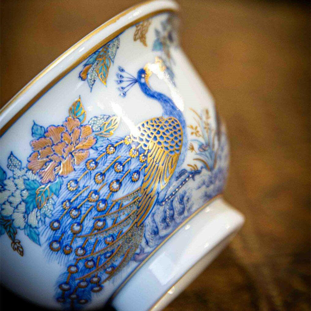 Kong Que - Jing De Zhen Porcelain Gaiwan zycschina