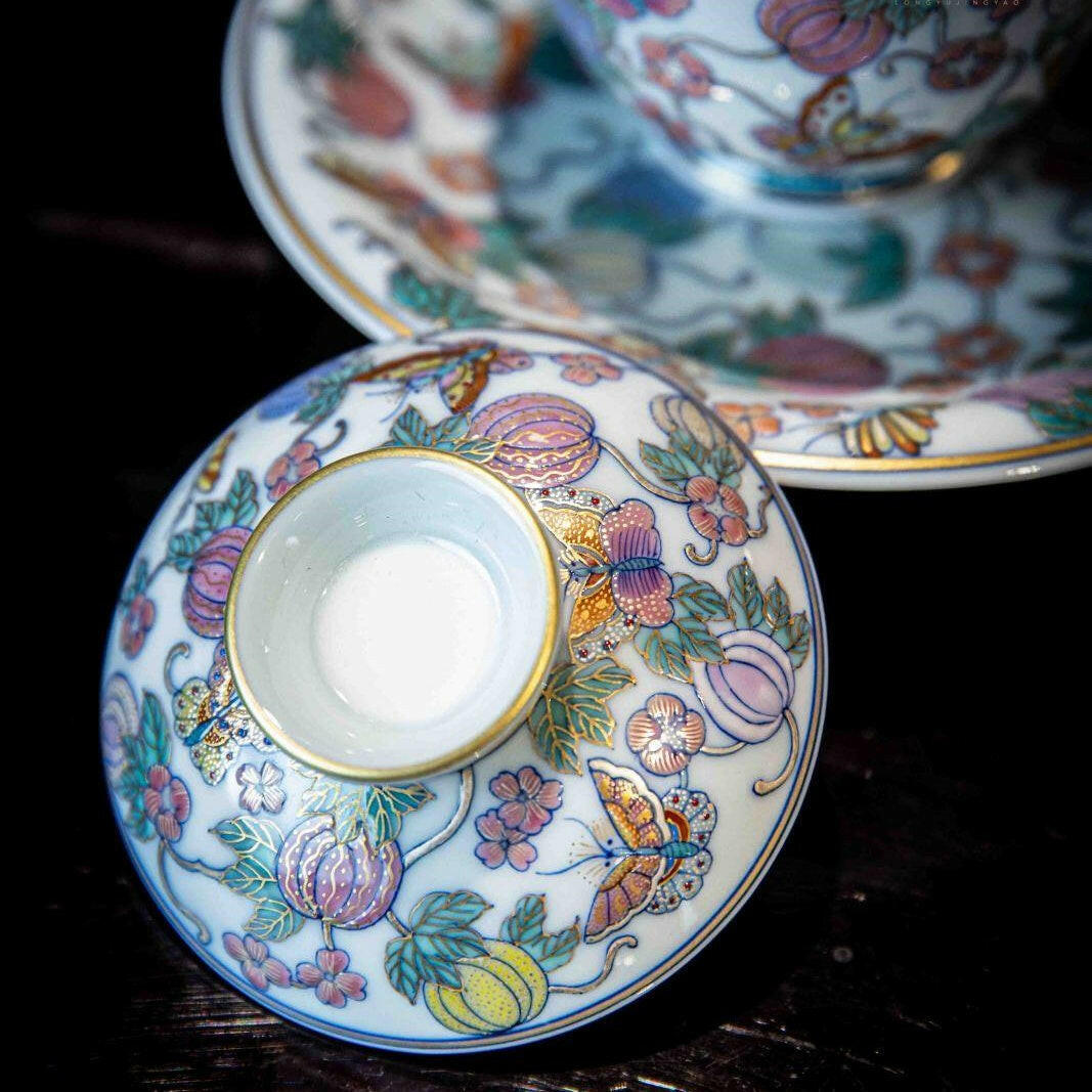 Gua Die Mian Mian - Jing De Zhen Porcelain Gaiwan zycschina