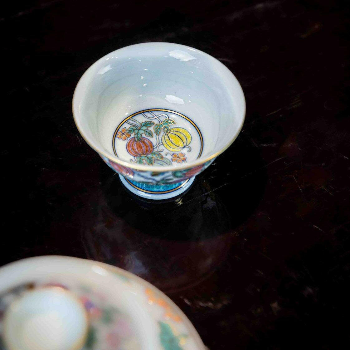 Gua Die Mian Mian - Jing De Zhen Porcelain Gaiwan zycschina