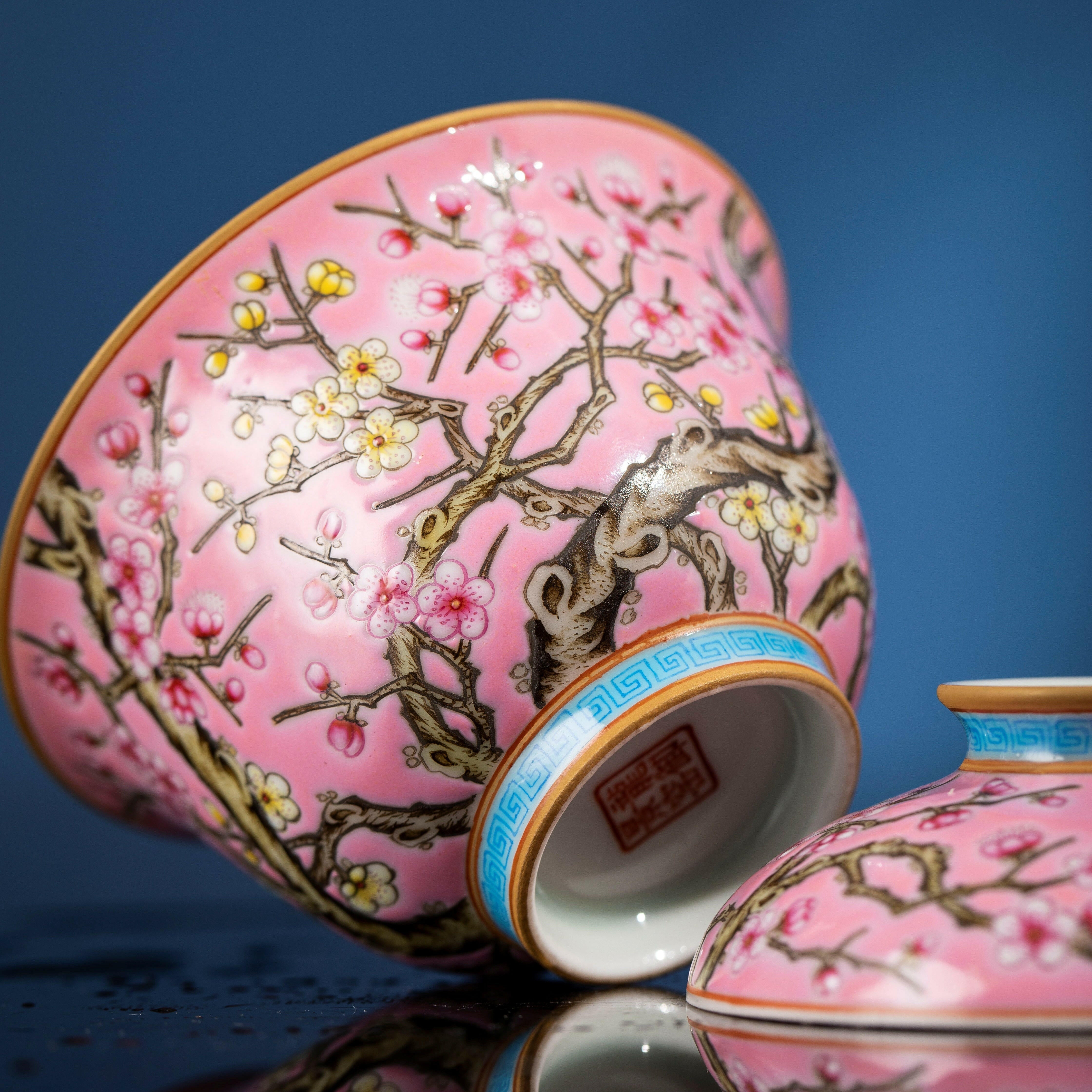 Mei Hua - Jing De Zhen Porcelain Gaiwan zycschina