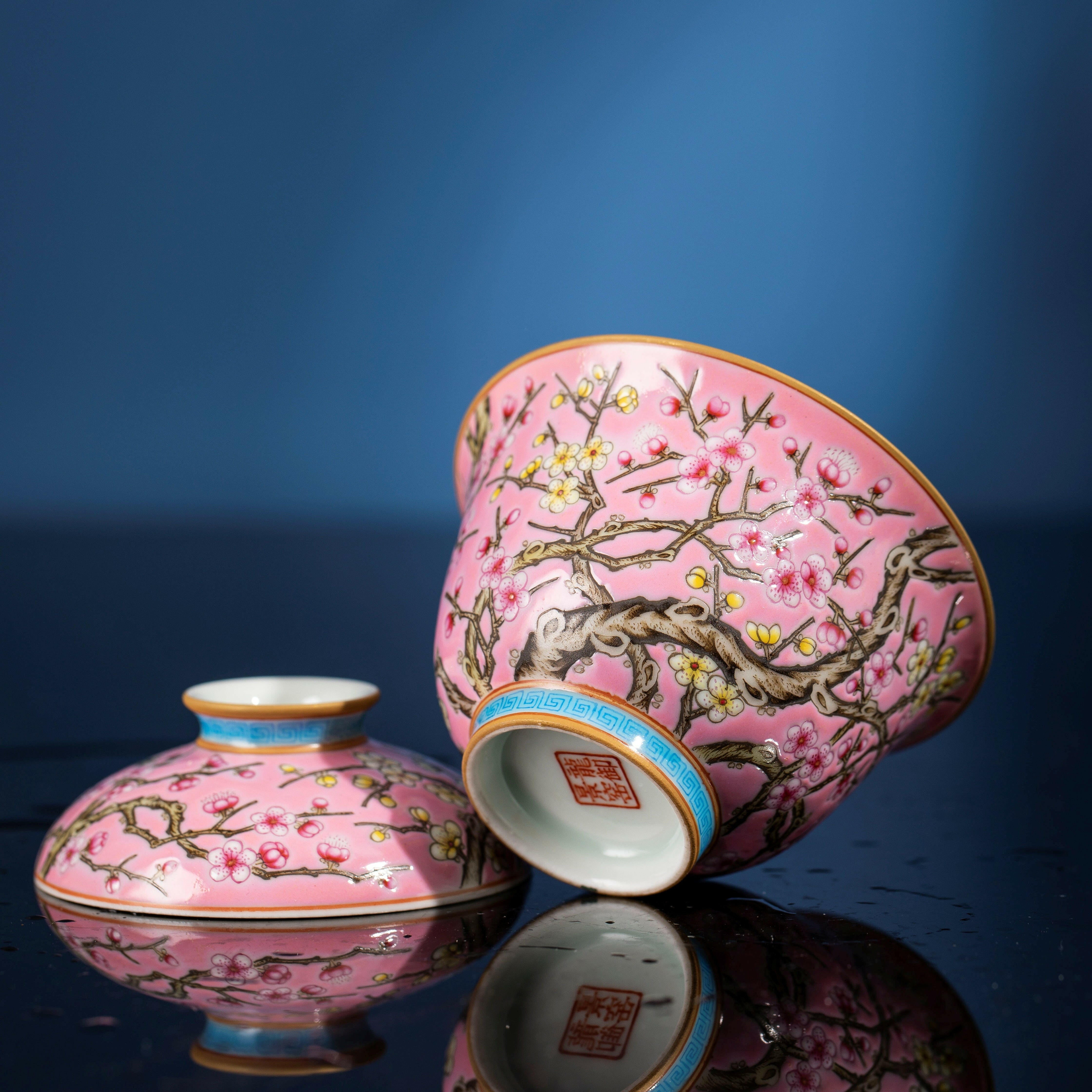Mei Hua - Jing De Zhen Porcelain Gaiwan zycschina