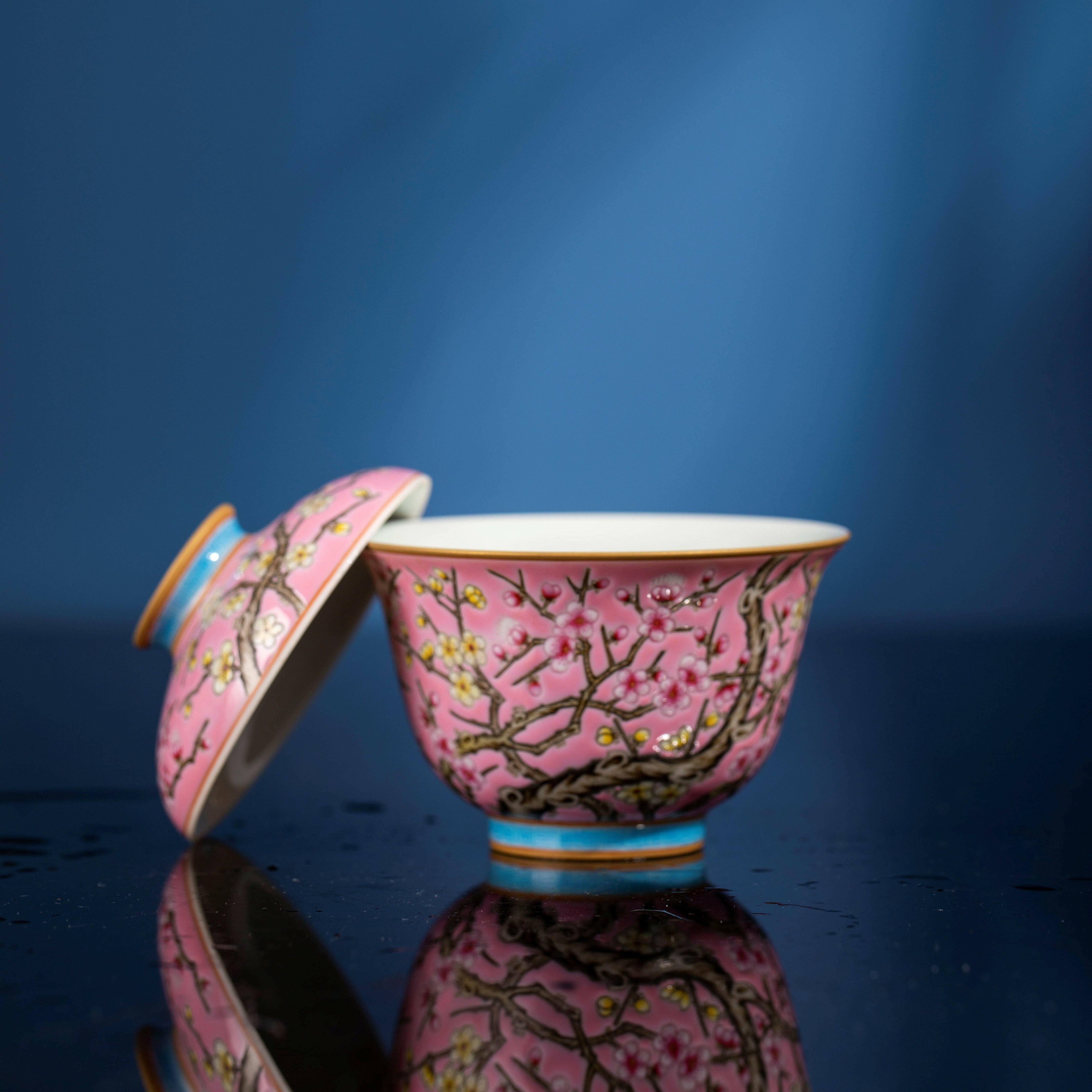 Mei Hua - Jing De Zhen Porcelain Gaiwan zycschina