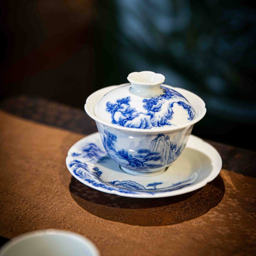 Shan Shui - Jing De Zhen Porcelain Gaiwan zycschina