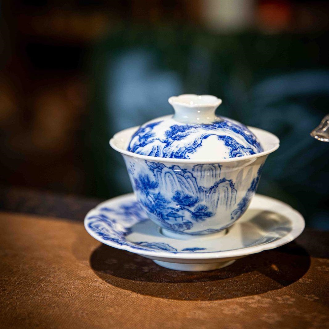 Shan Shui - Jing De Zhen Porcelain Gaiwan zycschina