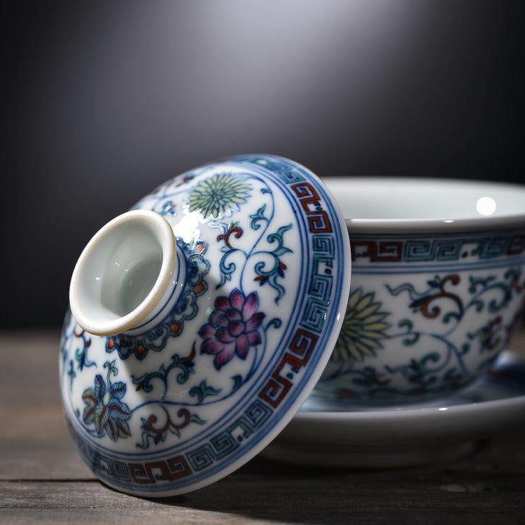 Chan Zhi Lian - Jing De Zhen Porcelain Gaiwan zycschina