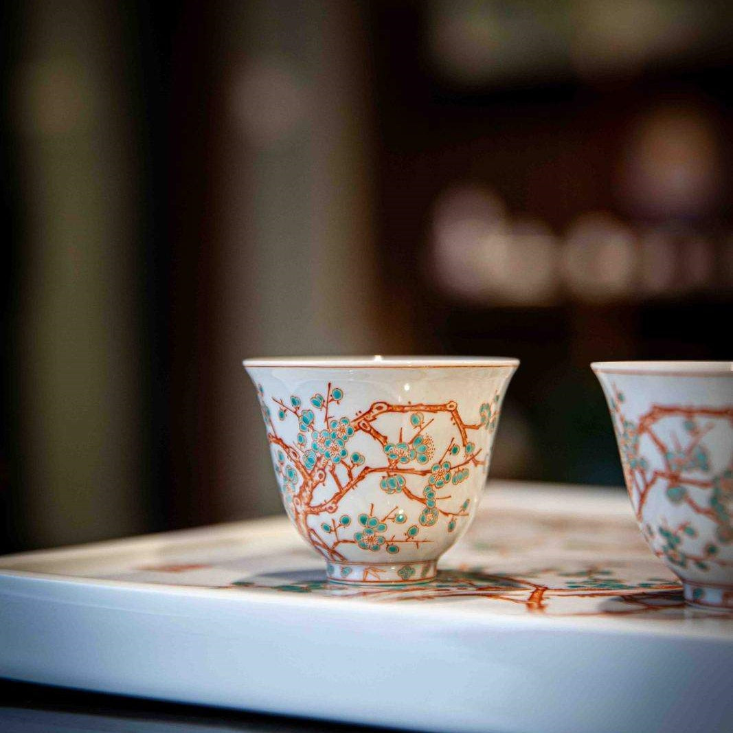 Zhu Song Mei - Jing De Zhen Porcelain Gaiwan zycschina