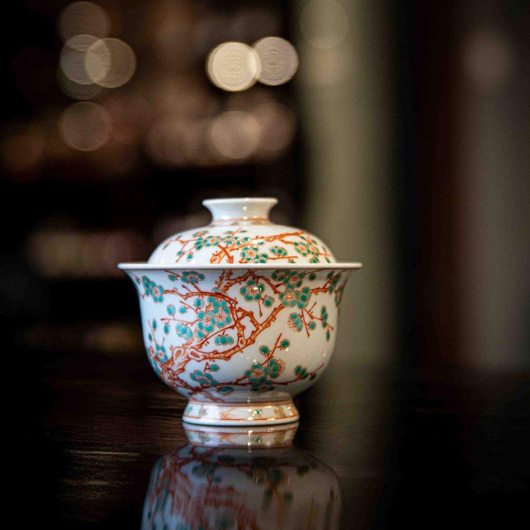 Zhu Song Mei - Jing De Zhen Porcelain Gaiwan zycschina