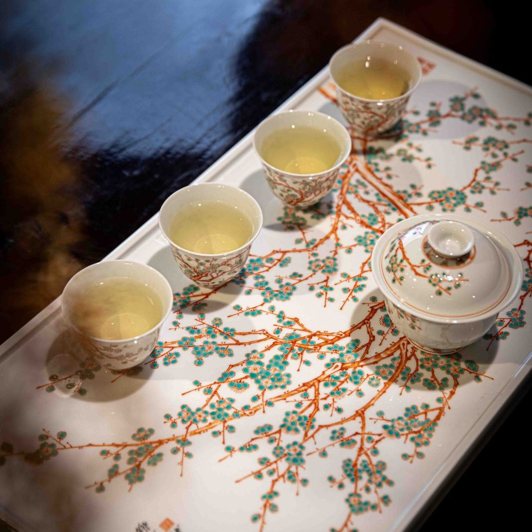 Zhu Song Mei - Jing De Zhen Porcelain Gaiwan zycschina