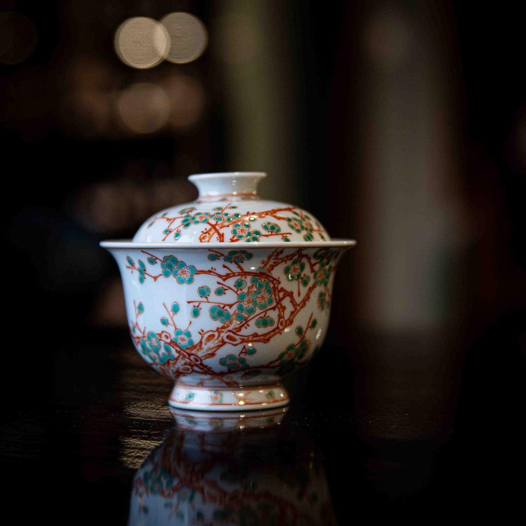 Zhu Song Mei - Jing De Zhen Porcelain Gaiwan zycschina