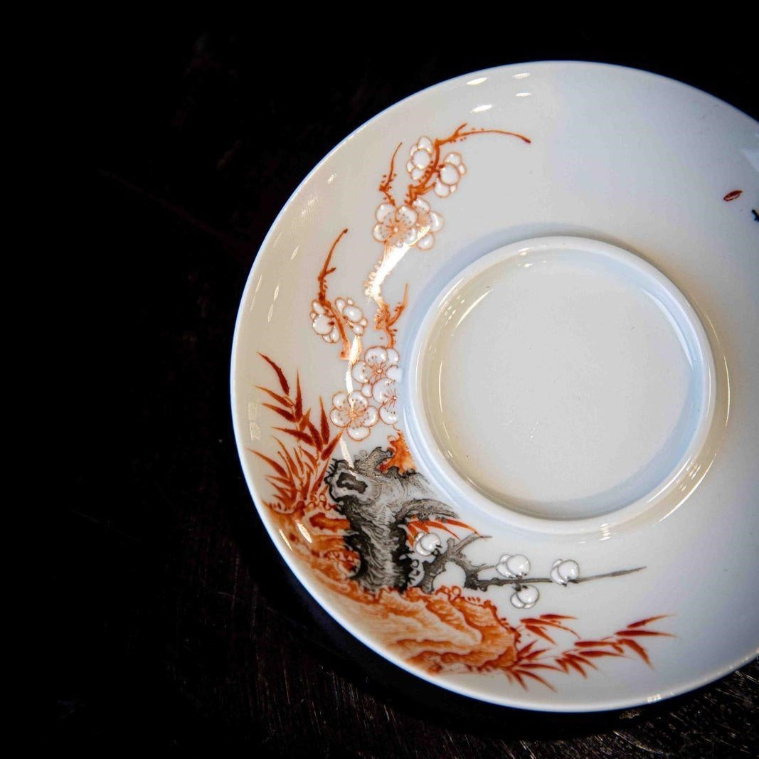 Mei Hua - Jing De Zhen Porcelain Gaiwan zycschina