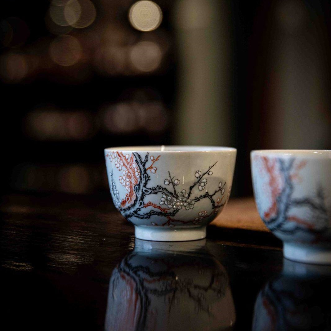 Mei Hua - Jing De Zhen Porcelain Gaiwan zycschina