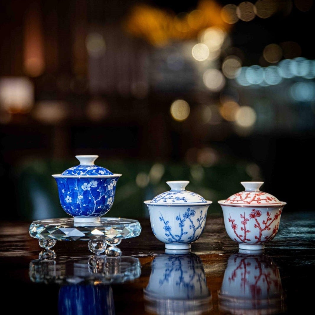 Mei Hua  - Jing De Zhen Porcelain Gaiwan zycschina