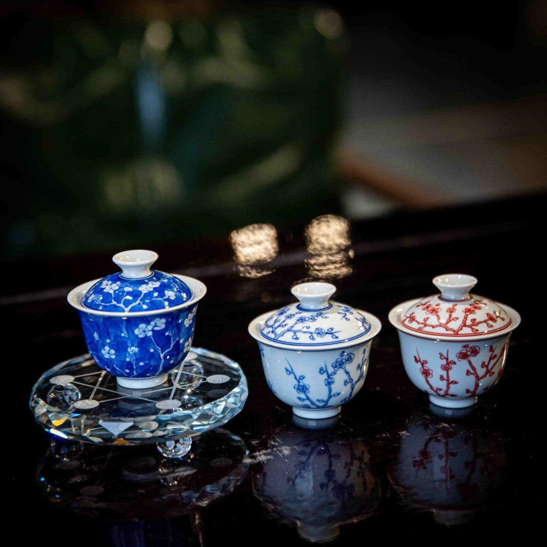 Mei Hua  - Jing De Zhen Porcelain Gaiwan zycschina