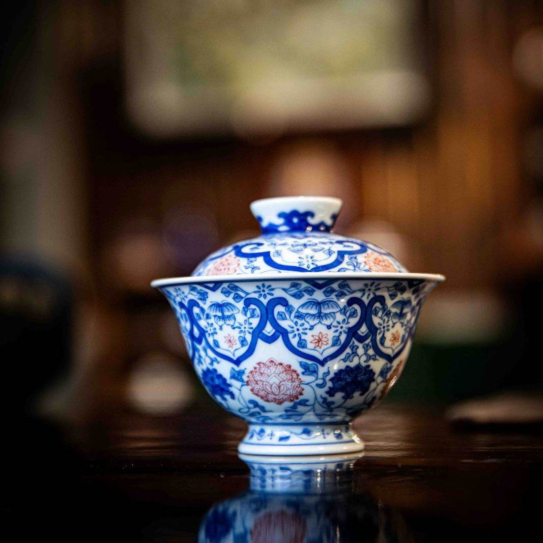 Chan Zhi Ru Yi - Jing De Zhen Porcelain Gaiwan zycschina