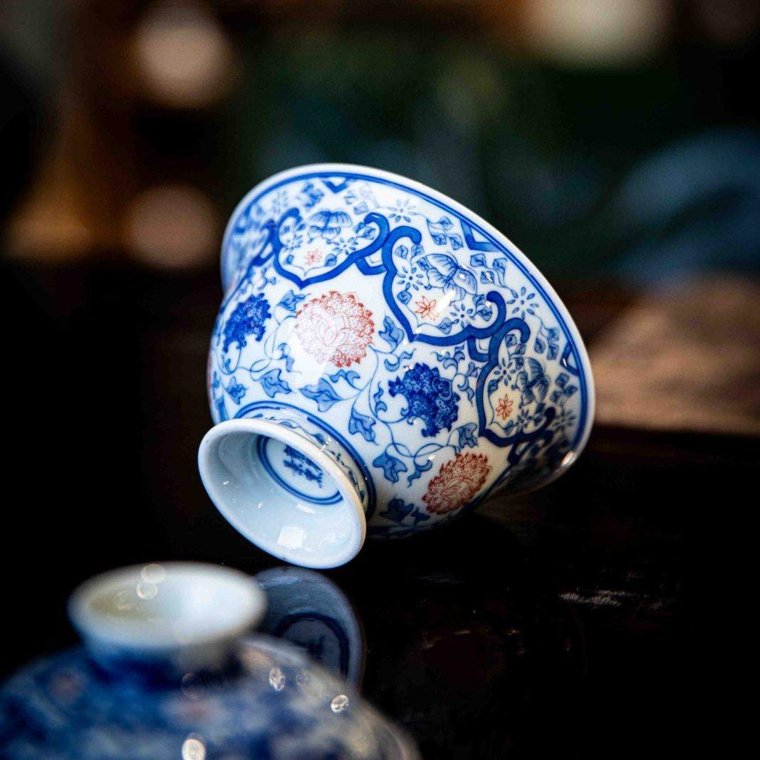 Chan Zhi Ru Yi - Jing De Zhen Porcelain Gaiwan zycschina