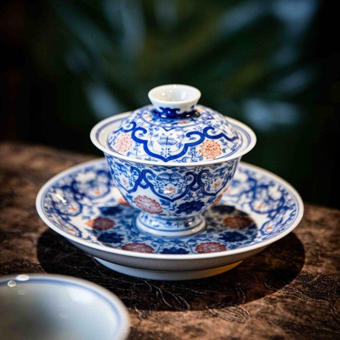 Chan Zhi Ru Yi - Jing De Zhen Porcelain Gaiwan zycschina