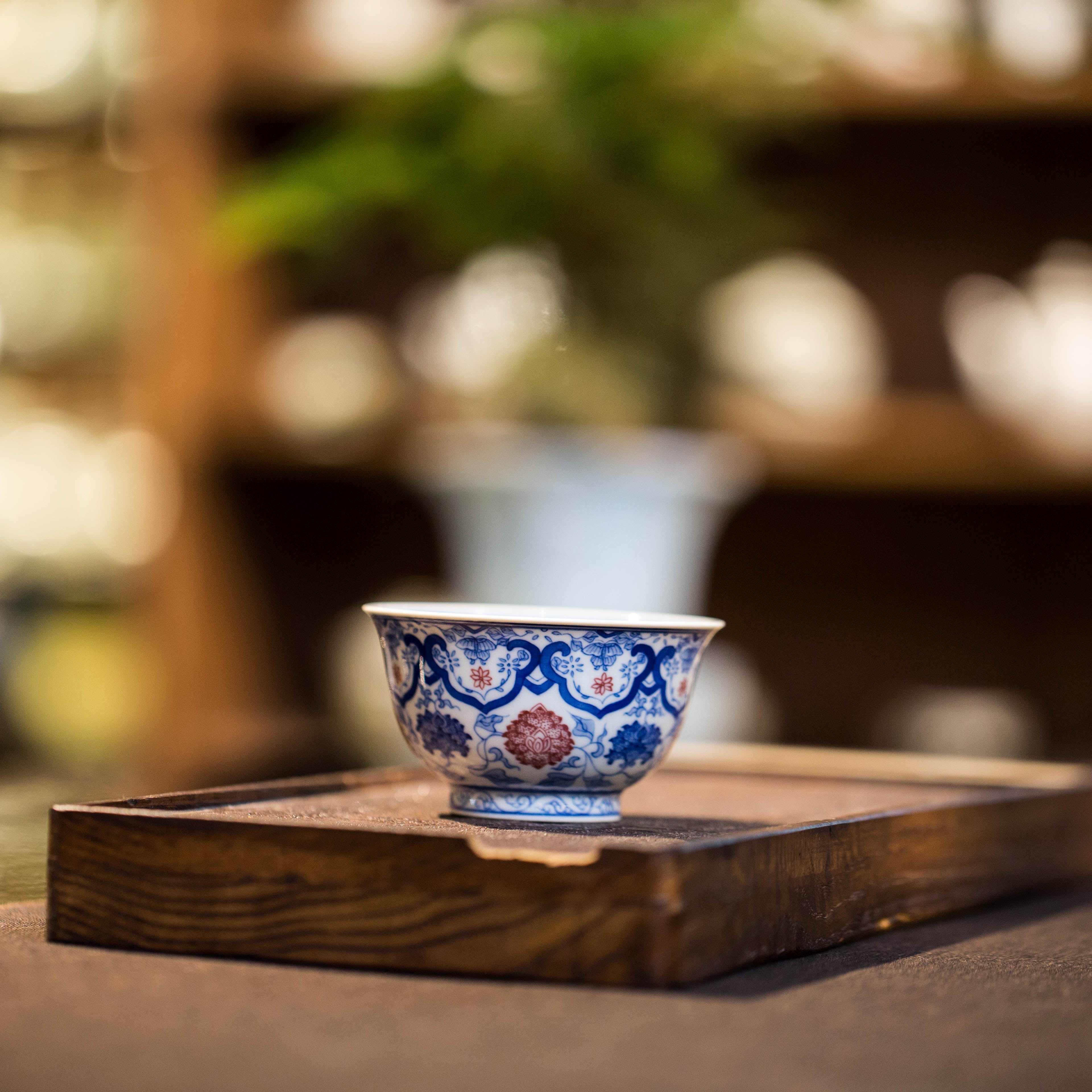 Chan Zhi Ru Yi - Jing De Zhen Porcelain Gaiwan zycschina