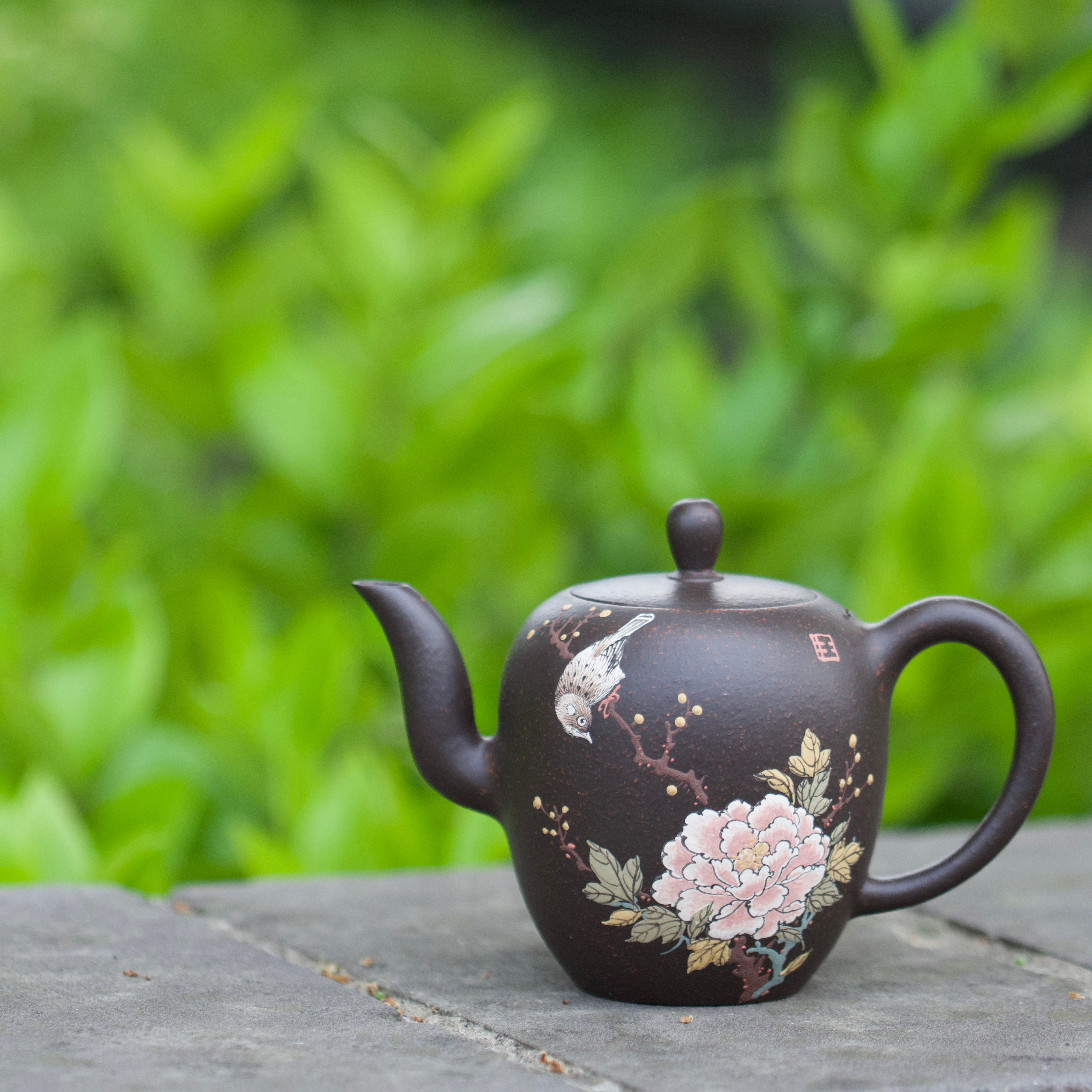 Hua Jian Cui Niao 175cc - Yixing Handmade Teapot.