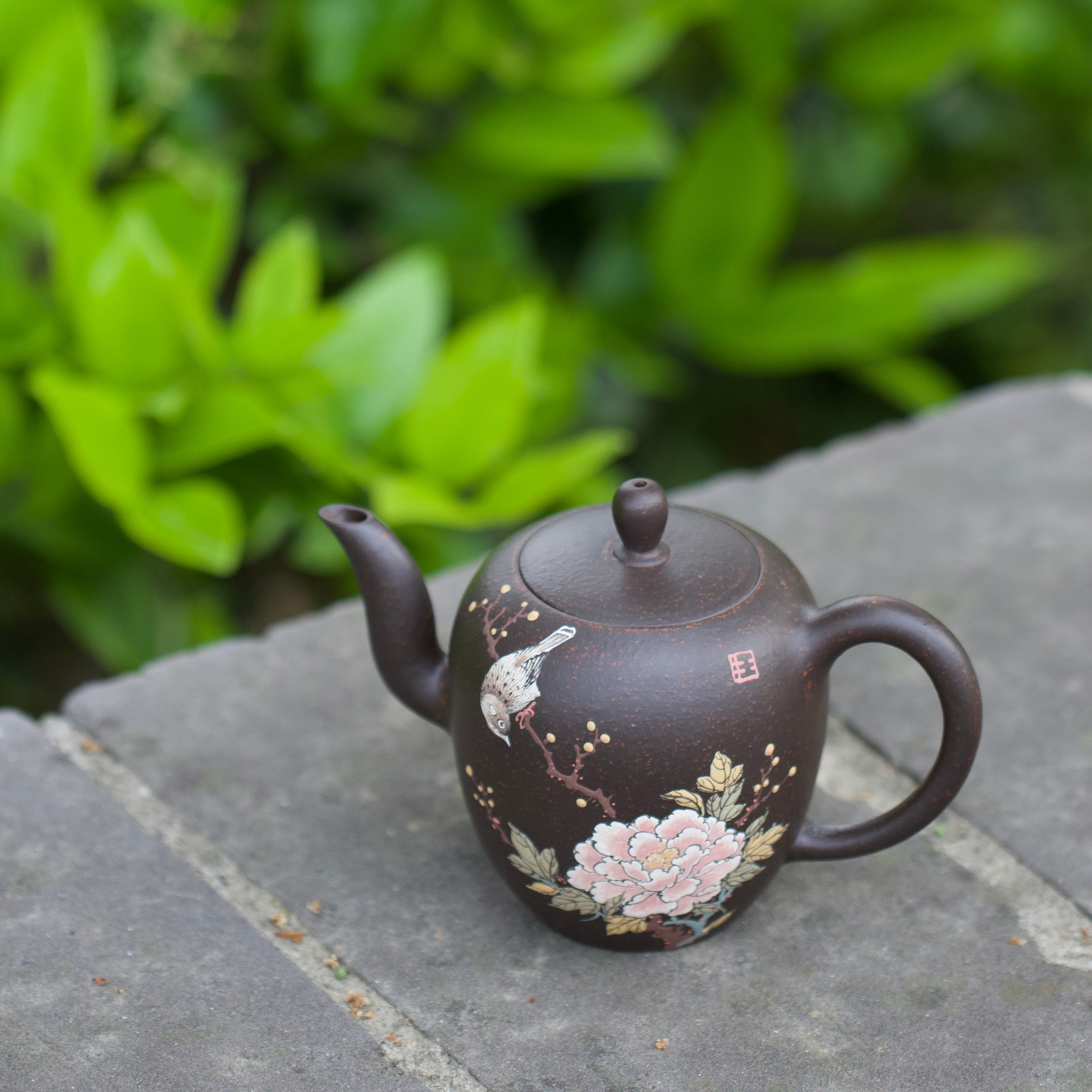 Hua Jian Cui Niao 175cc - Yixing Handmade Teapot.