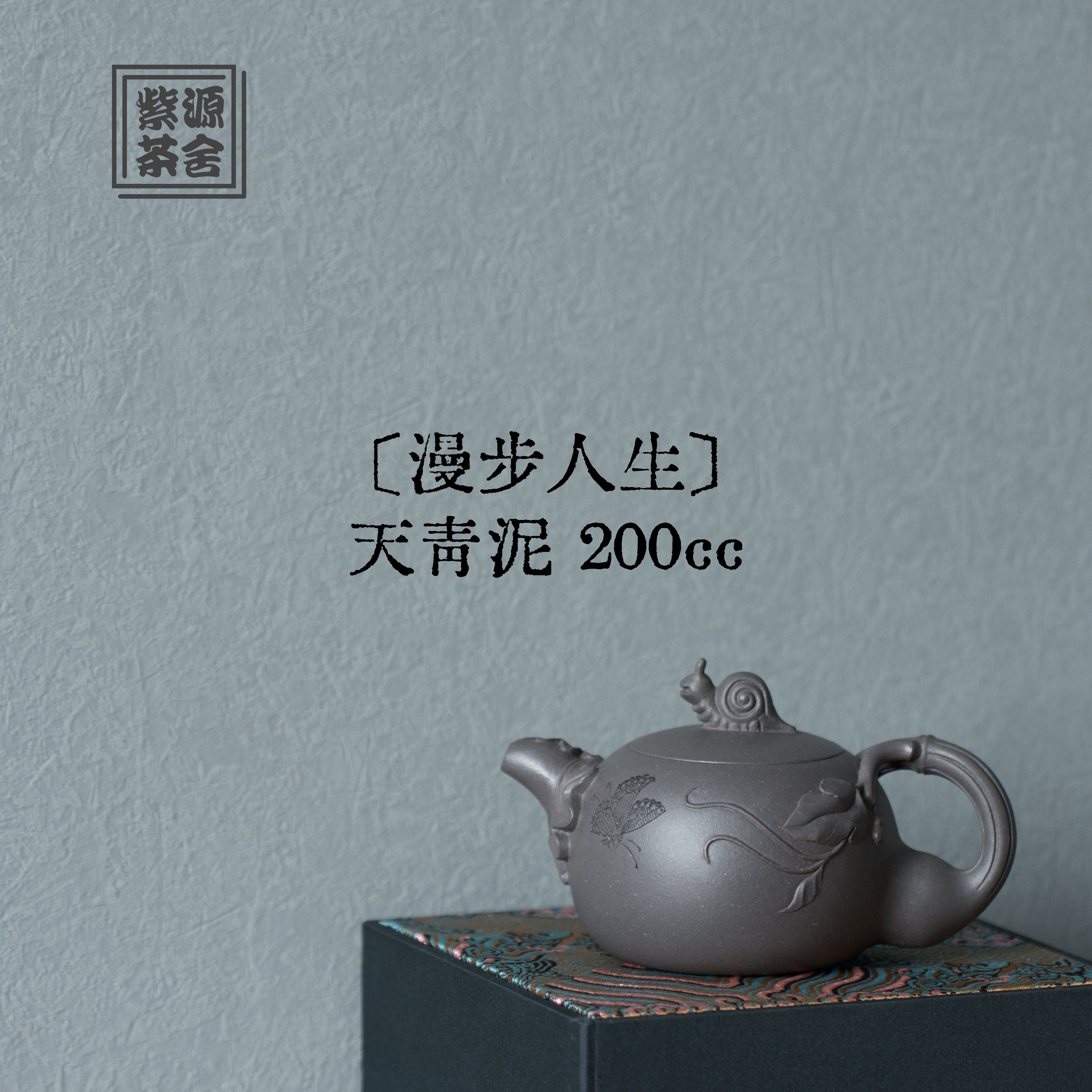 Man Bu Ren Sheng 200cc - Yixing Handmade Teapot.