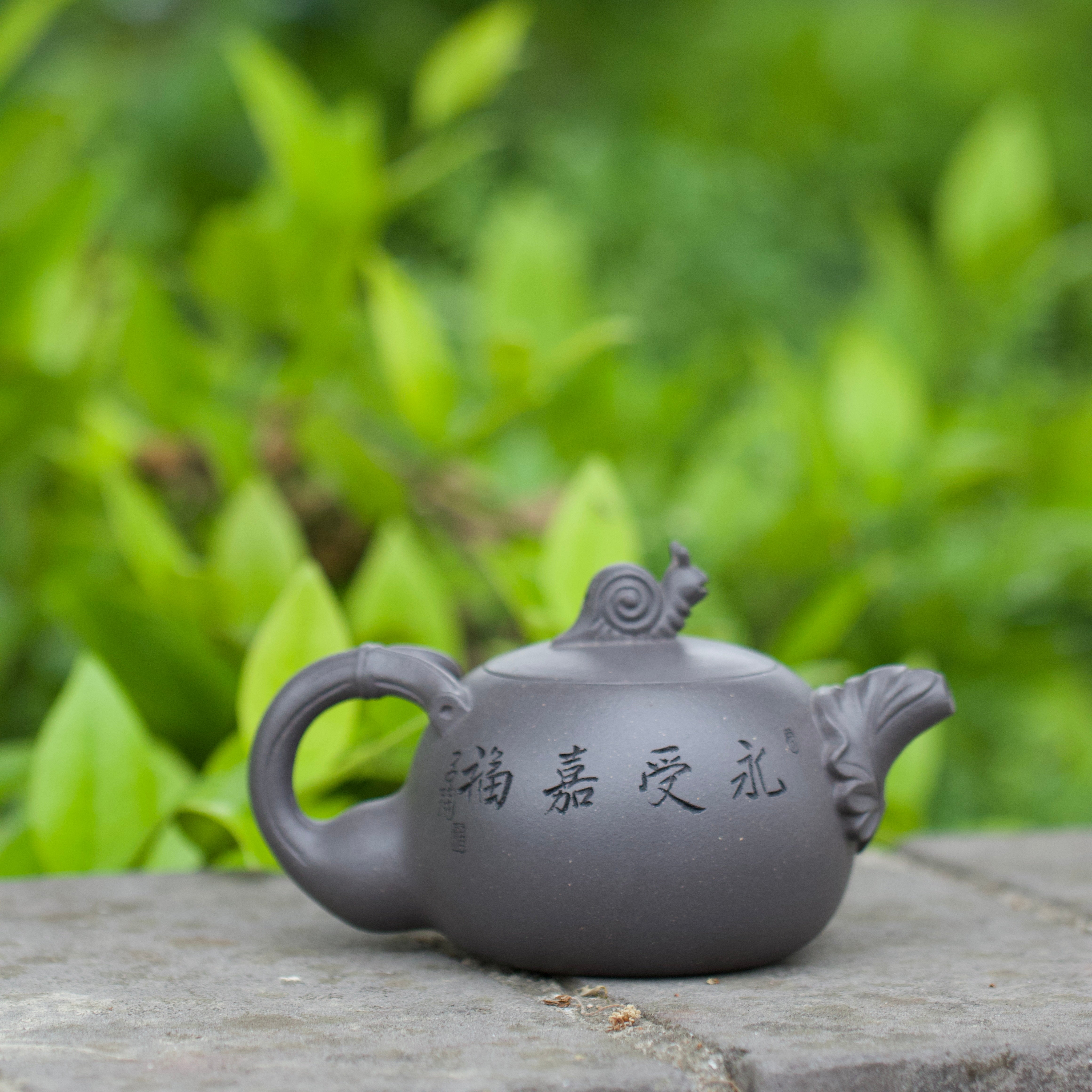 Man Bu Ren Sheng 200cc - Yixing Handmade Teapot.