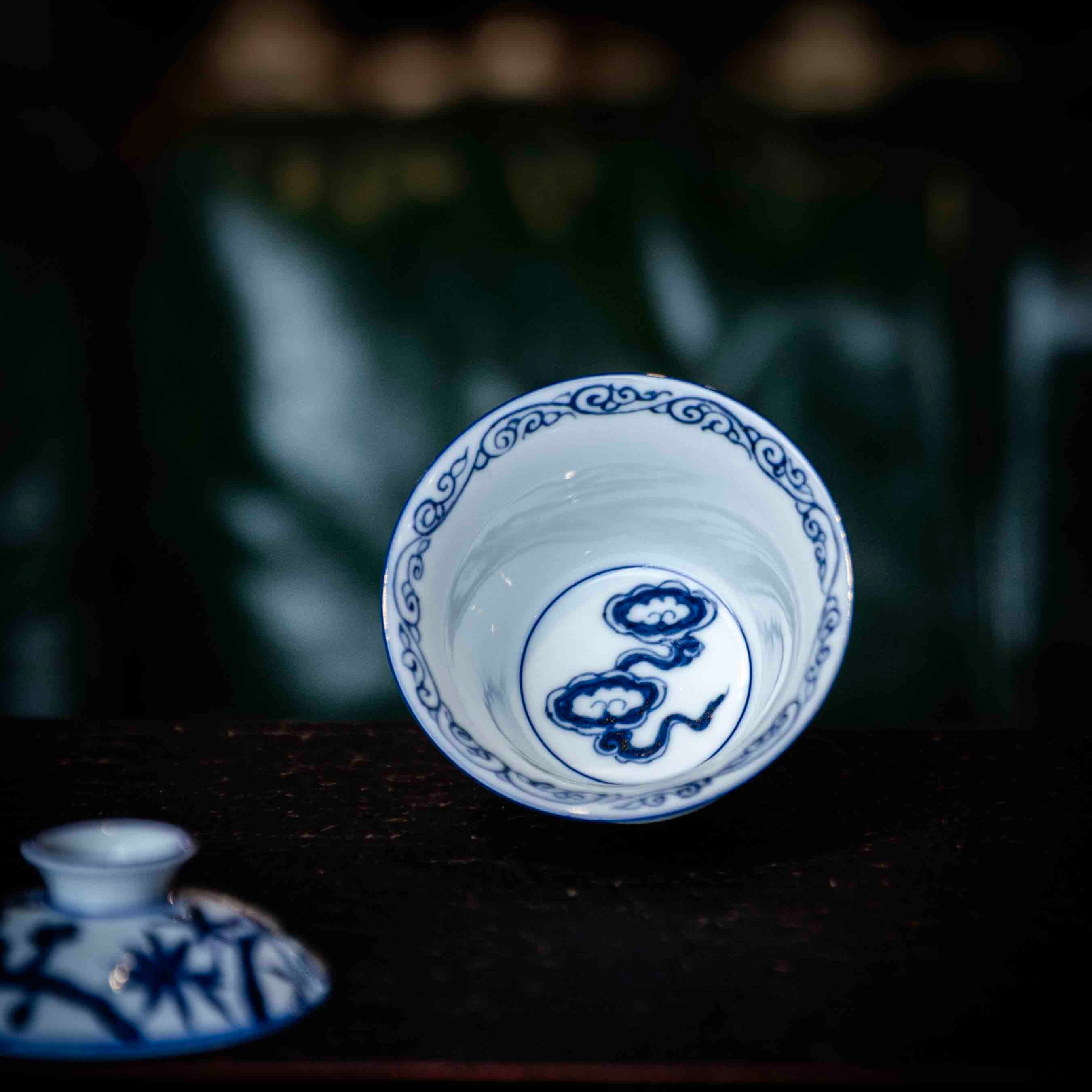 Shuang Feng 100cc - Jing De Zhen Porcelain Gaiwan | zycs_China