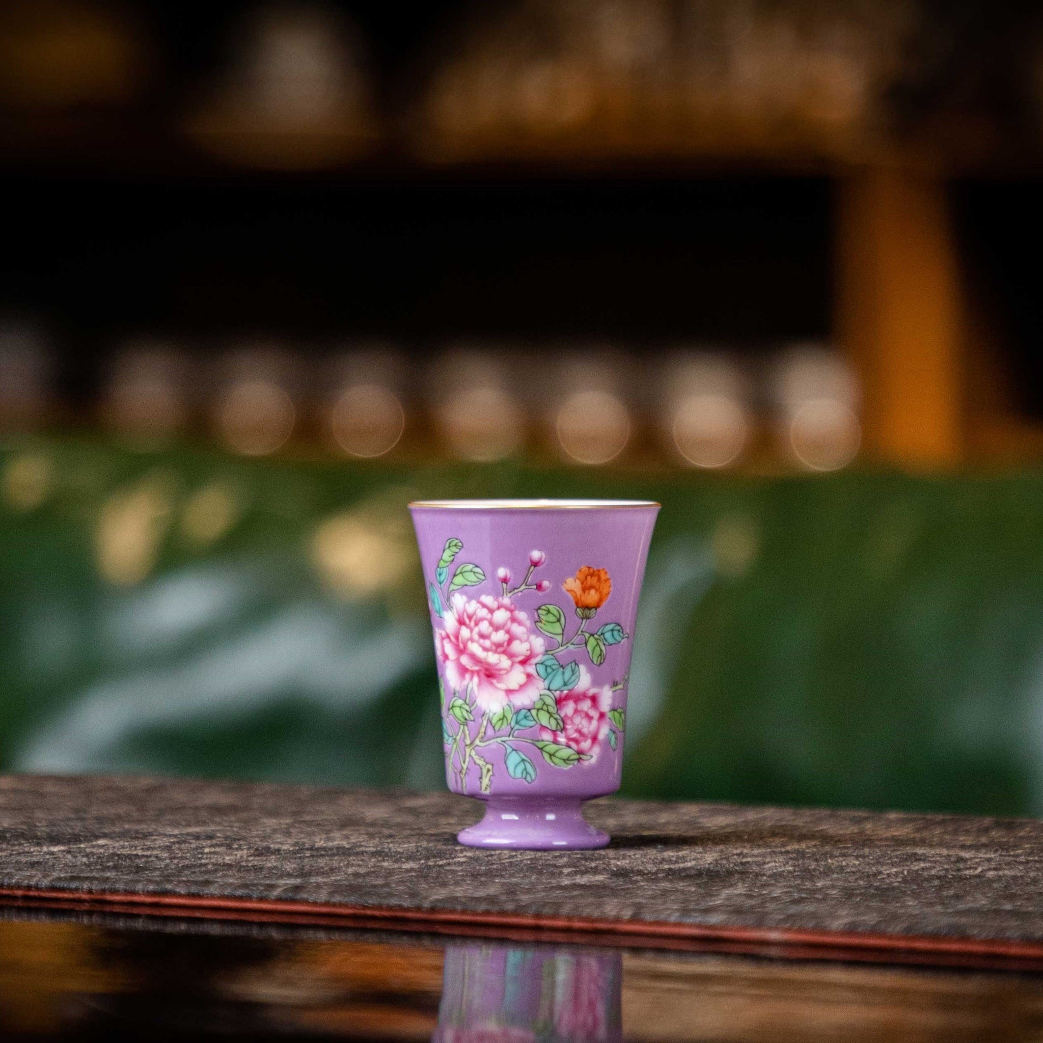 Mu Dan 50cc - Jing De Zhen Porcelain Teacup zycschina